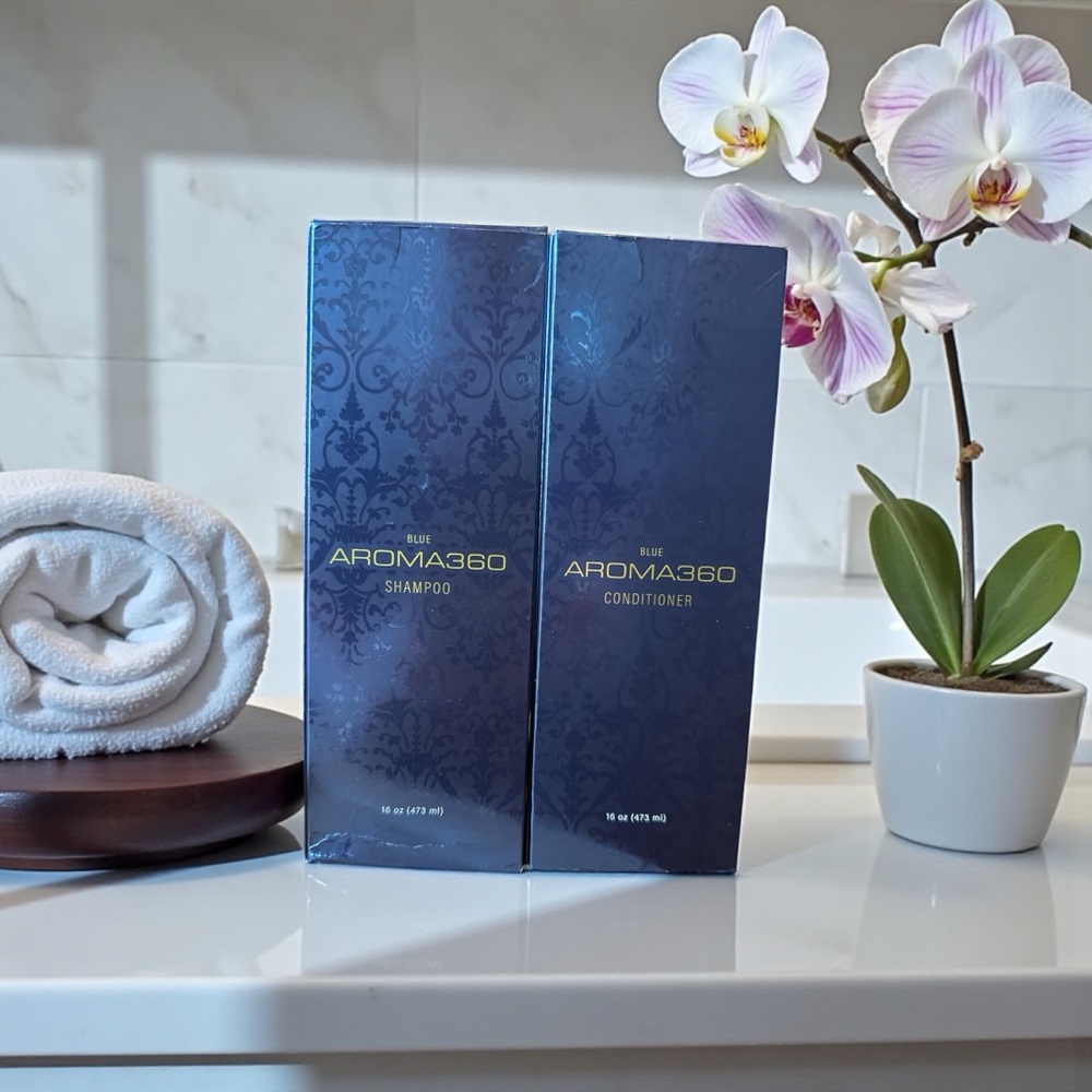 🎀Hotel Collection Blue Aroma360 Shampoo and Conditioner
